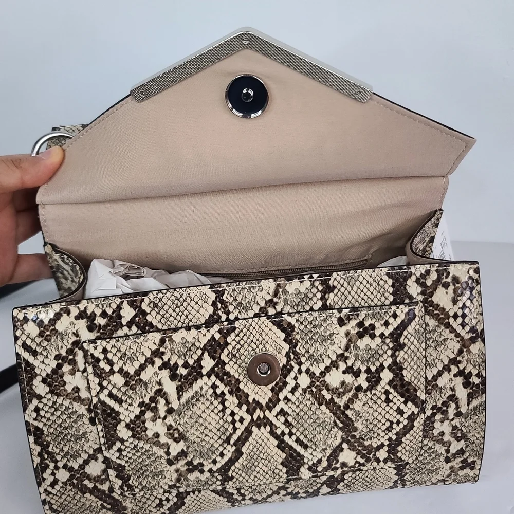 Worthington Natural Snake Purse. New With Tags.